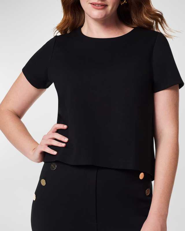 The Perfect Short-Sleeve Crewneck Top